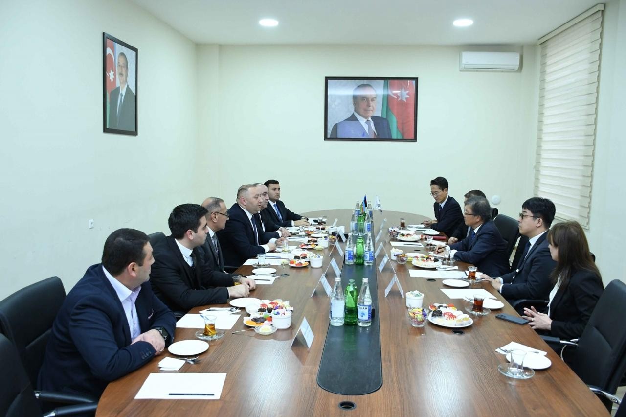 Koreyanın ölkəmizdəki səfiri ADAU-da olub - FOTOLAR
